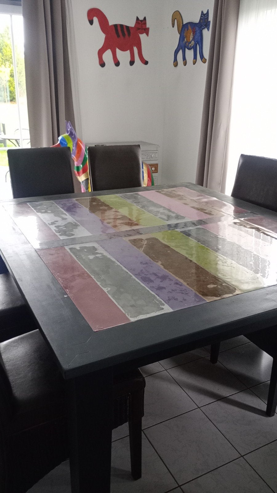 Très belle et grande table originale, Enlèvement