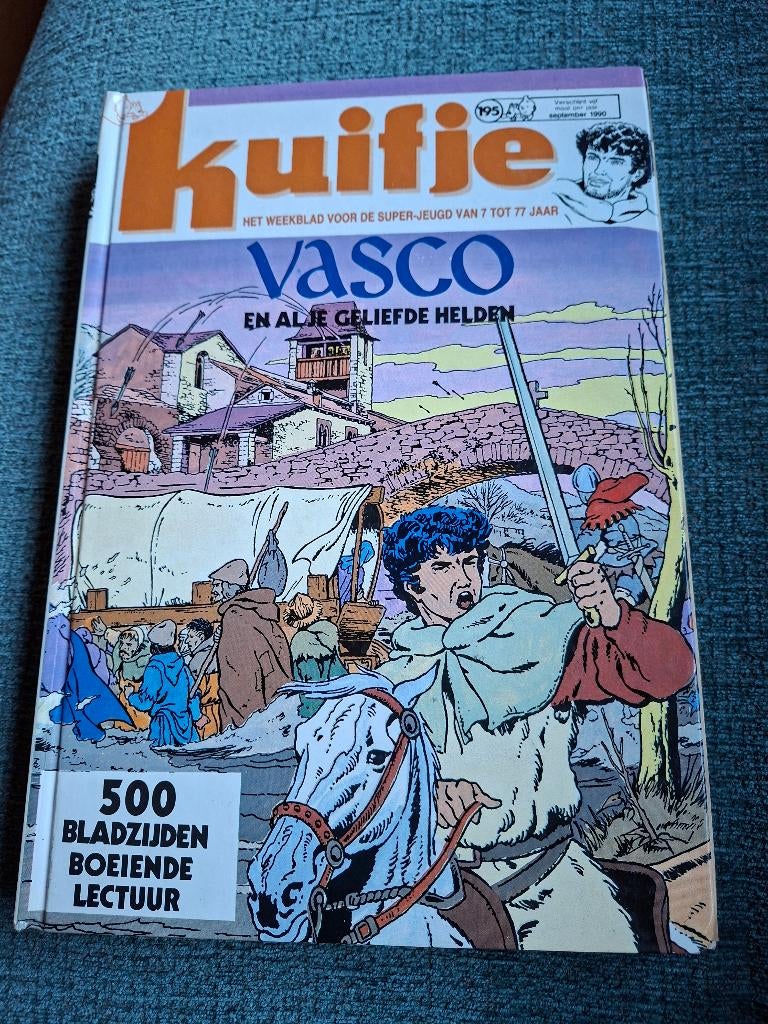 Kuifje weekblad Vasco, Boeken, Stripverhalen, Gelezen, Eén stripboek, Ophalen of Verzenden, Herge