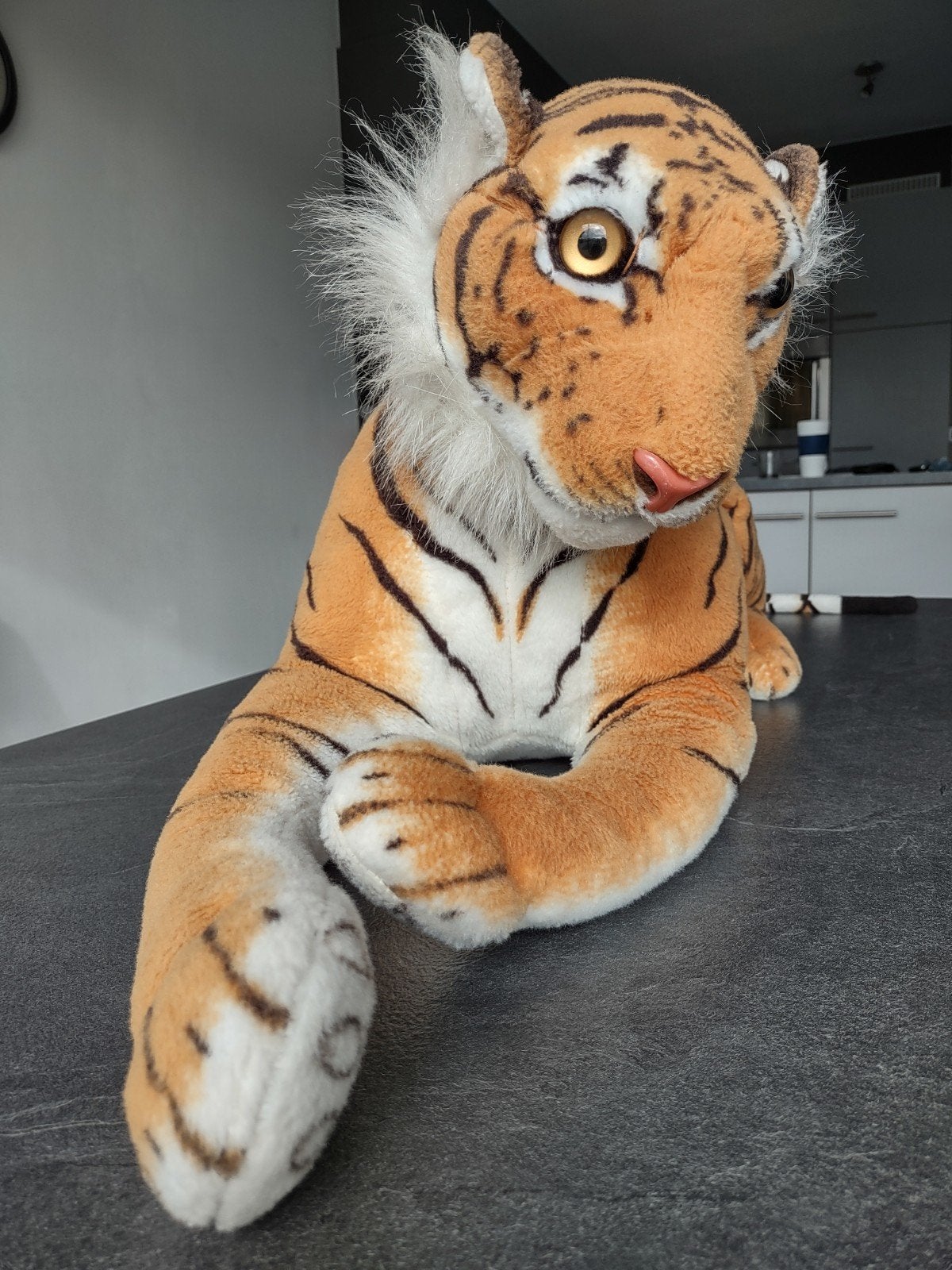 grote tijger - knuffel, Ophalen, Zo goed als nieuw, Tijger