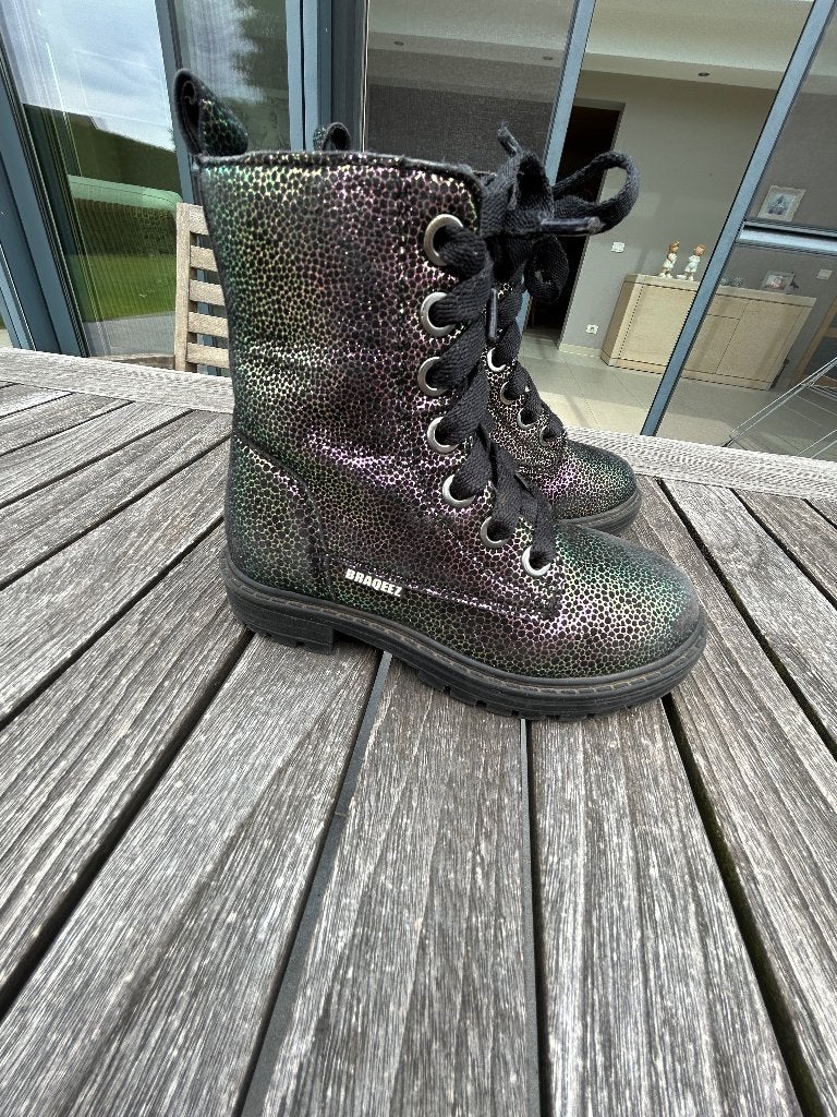 Braqeez winter botinnes meisje maat 24, Kinderen en Baby's, Ophalen of Verzenden, Zo goed als nieuw, Meisje