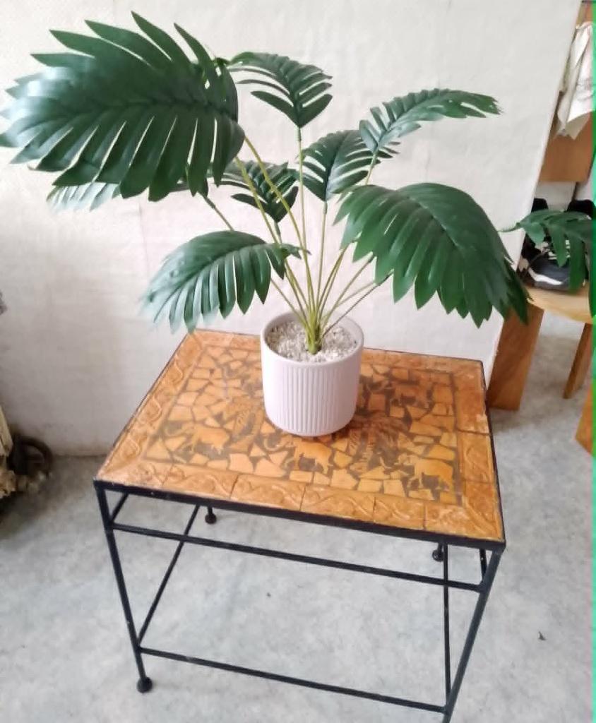plante artificielle 45 cm de haut, Enlèvement ou Envoi, Utilisé, Plante artificielle, Fait main