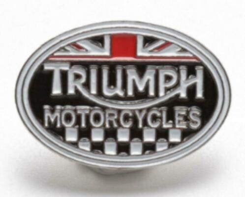 Triumph Motorcycles moto motorfiets metalen pin - 25 x 17 mm, Verzamelen, Speldjes, Pins en Buttons, Ophalen of Verzenden, Nieuw