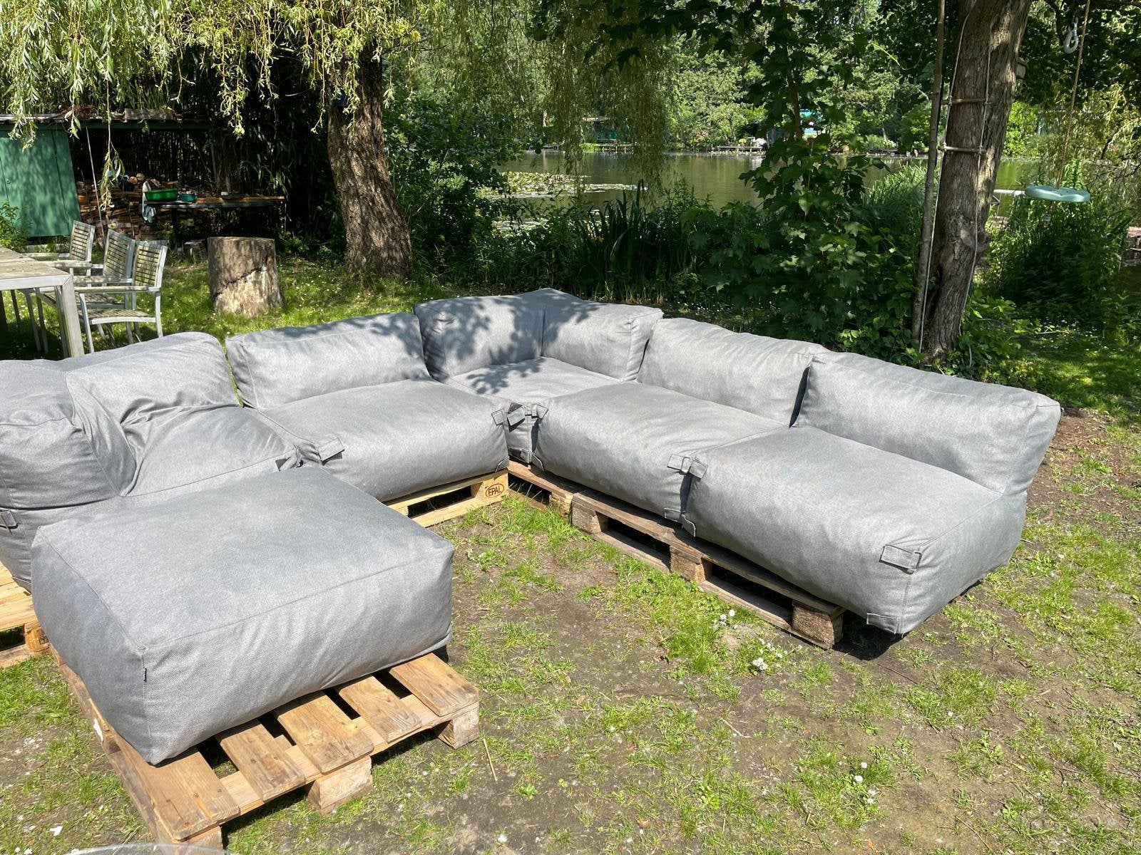 Lounge van Oviala, Tuin en Terras, Tuinsets en Loungesets, Ophalen, Zo goed als nieuw, Overige materialen, Loungeset