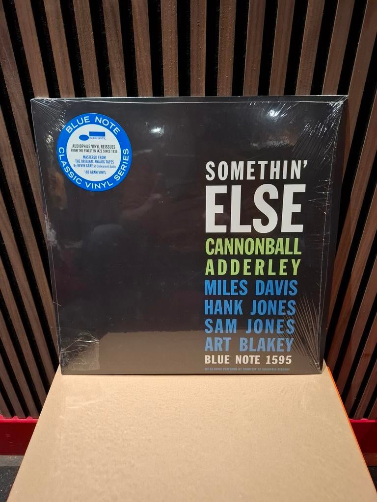 Blue Note  Cannonball Adderley - Somethin Else, Cd's en Dvd's, Vinyl | Jazz en Blues, Ophalen
