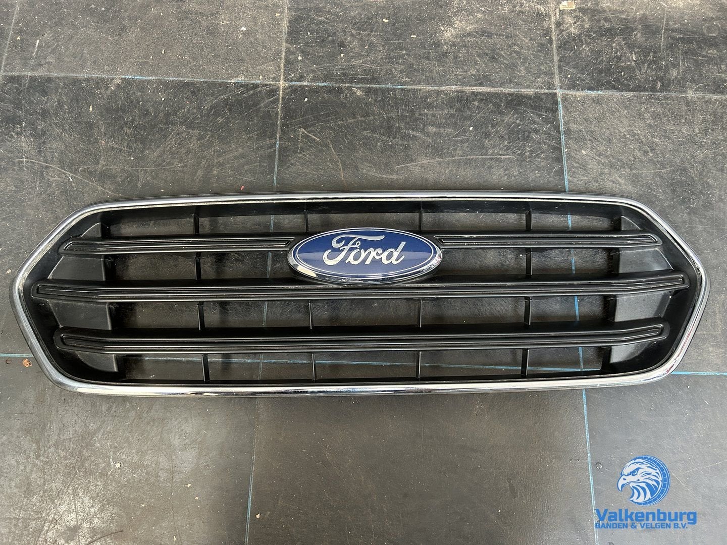 Originele Ford Transit Custom Facelift Grill Chroom, -, Utilisé, -, -