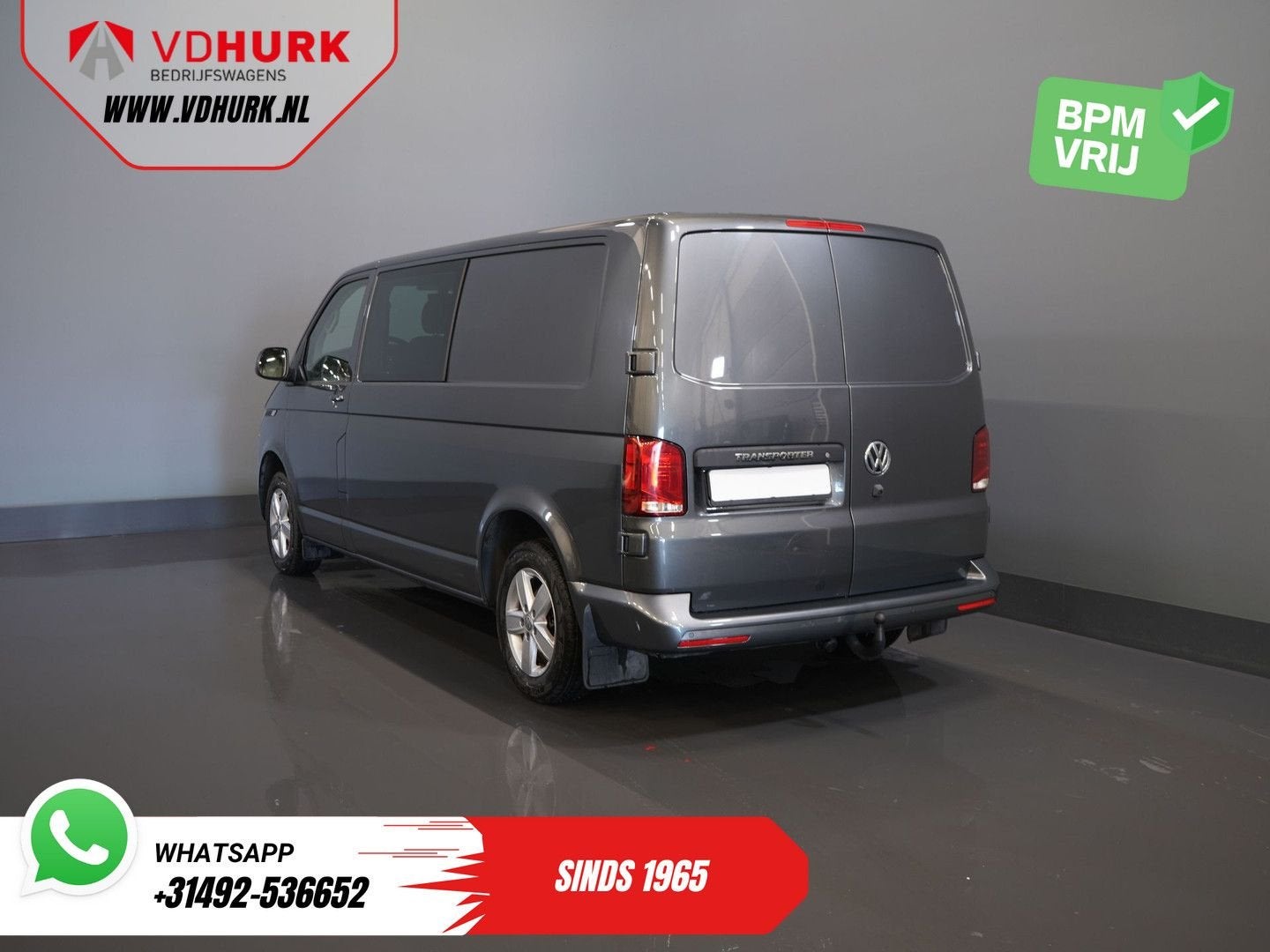 Volkswagen Transporter 2.0 TDI 150 pk DSG Aut. L2 DC Dubbel, Auto's, Automaat, Parkeersensor, Bedrijf, Diesel