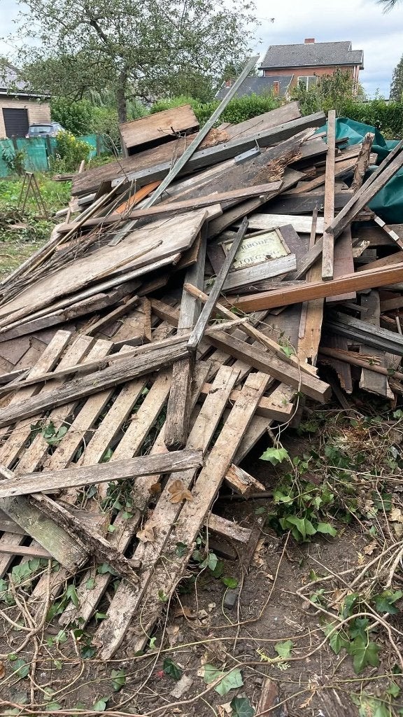 Brandhout GRATIS, Tuin en Terras, Minder dan 3 m³, Ophalen, Overige houtsoorten