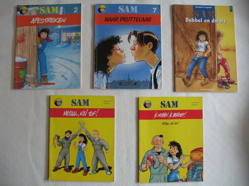 Sam; 1ste druk, Bosschaert & Legendre, Meerdere stripboeken, Ophalen of Verzenden