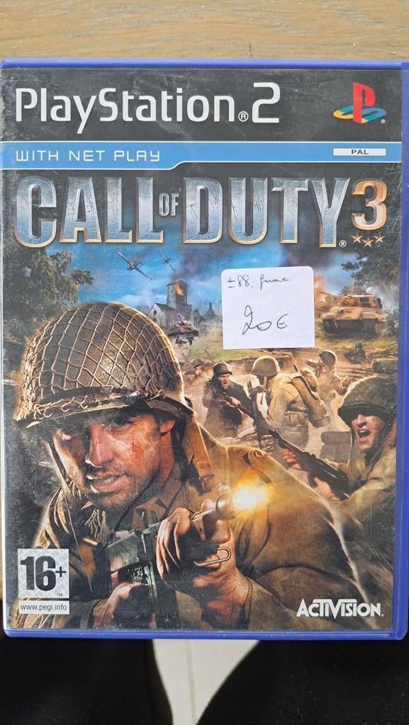 Ps2 Call of Duty 3. With net play., Enlèvement