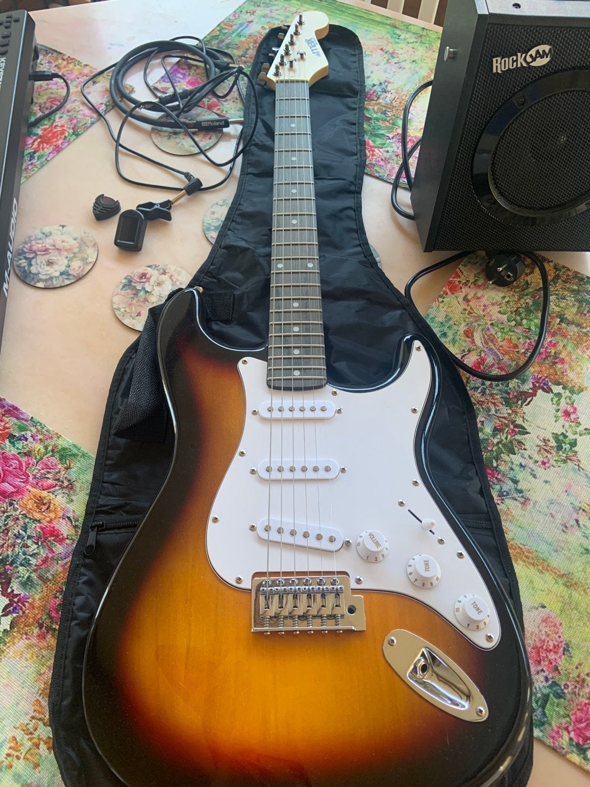 Guitare avec ampli, Musique & Instruments, Enlèvement, Comme neuf