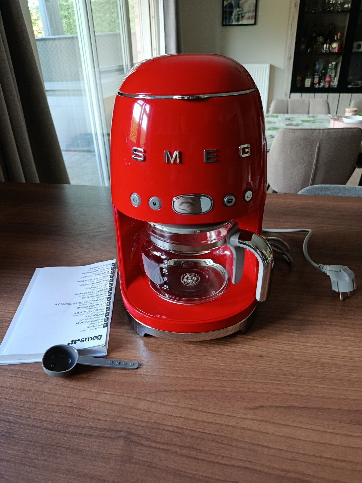 Smeg DCF02RDEU, Electroménager, Cafetières, Enlèvement, Café moulu