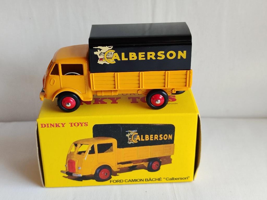 Dinky Atlas _ Ford Camion Bâché "Calberson" _ ref. 25JJ, Enlèvement ou Envoi, Comme neuf, Bus ou Camion, Dinky Toys