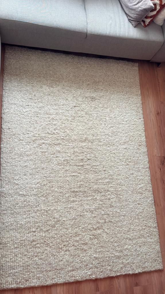 Wollen Tapijt, Huis en Inrichting, Stoffering | Tapijten en Vloerkleden, Zo goed als nieuw, 150 tot 200 cm, 200 cm of meer, Rechthoekig