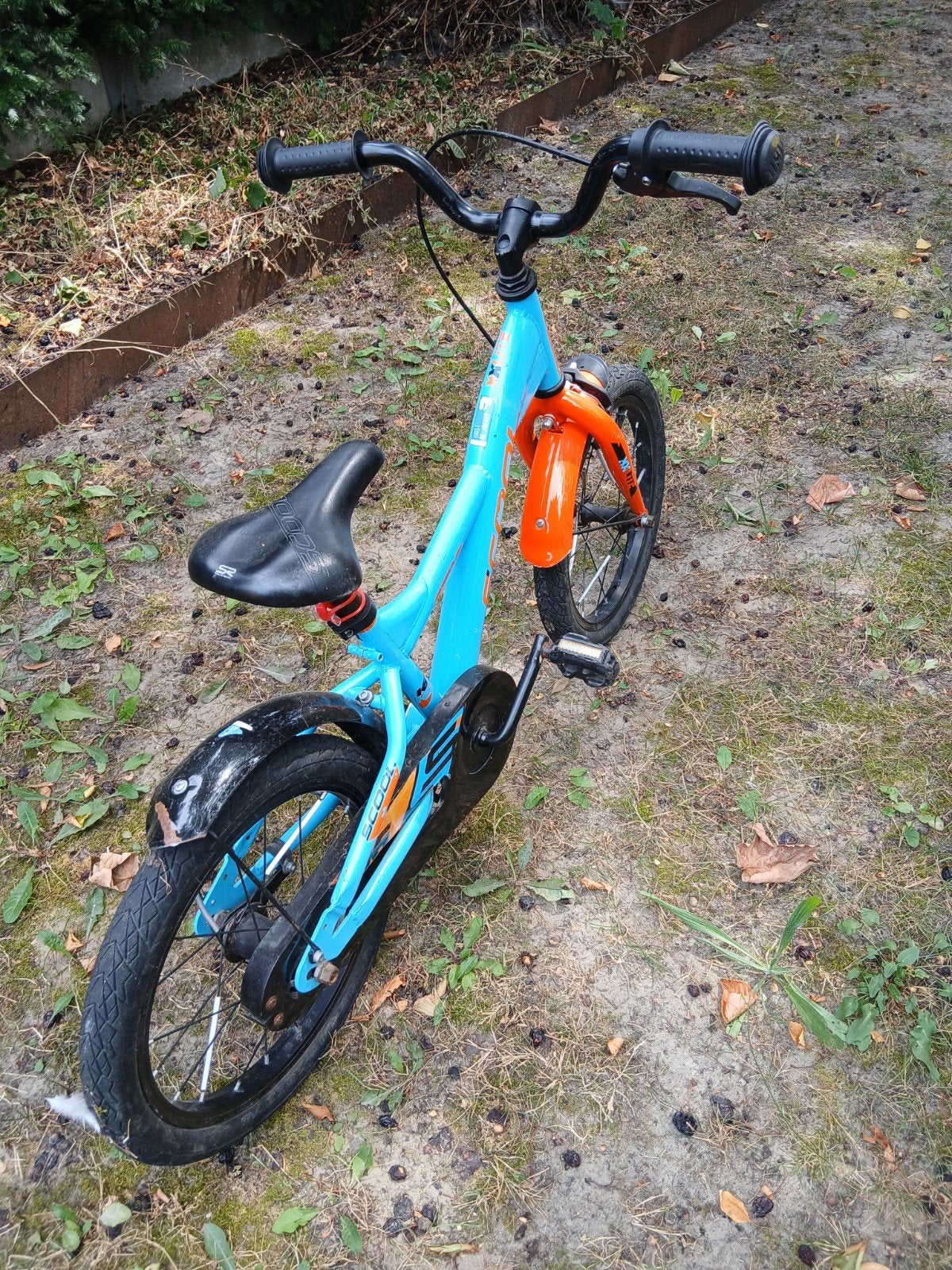 Kinderfiets 14 inch (4 a 6 jaar), Ophalen, Terugtraprem, Gebruikt, Scool