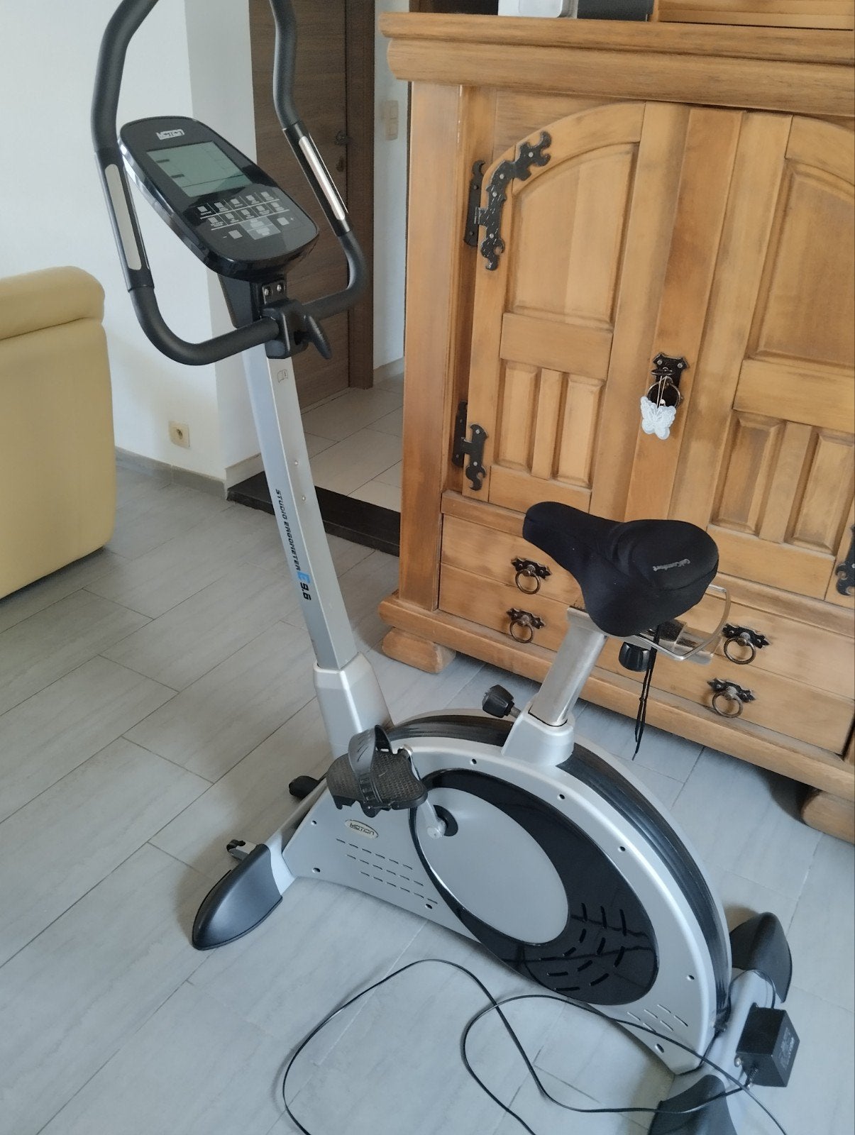 vélo d appartement, Ophalen