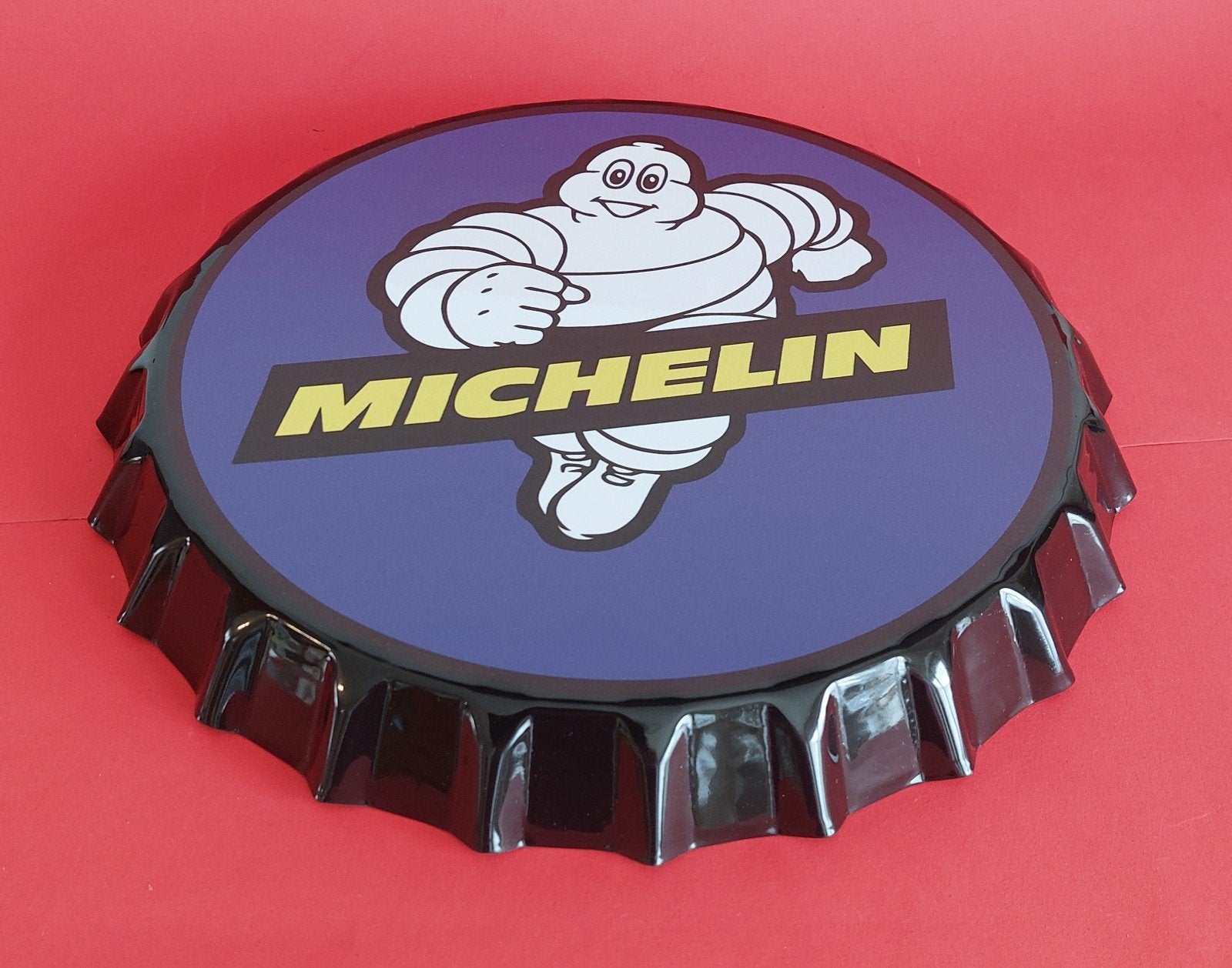 Michelin bibendum métal forme capsule 35 cm, Collections, Marques & Objets publicitaires, Enlèvement ou Envoi