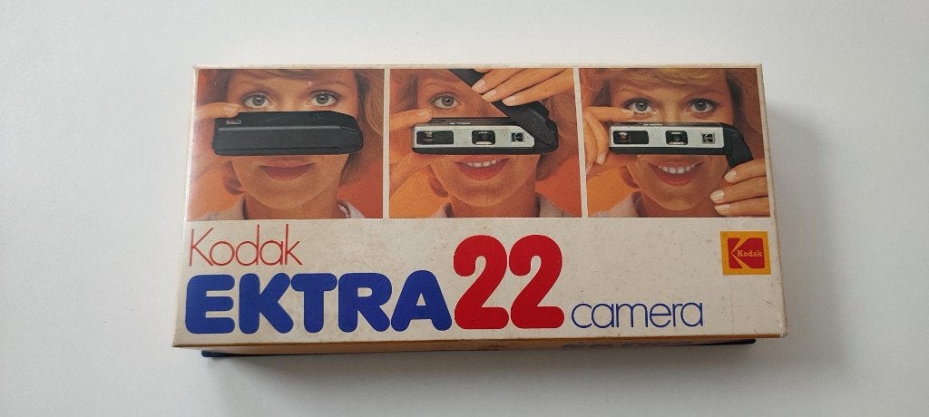 Vintage Kodak Ektra 22 camera in originele doos. (jaren '70), TV, Hi-fi & Vidéo, Enlèvement ou Envoi, Comme neuf, Kodak