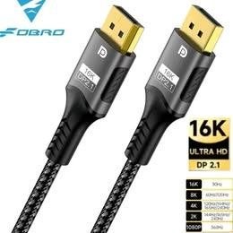 DP 2.1 16K Displayport - NEUF, Ophalen, Nieuw, Audiokanaal 2.1, Fdbro
