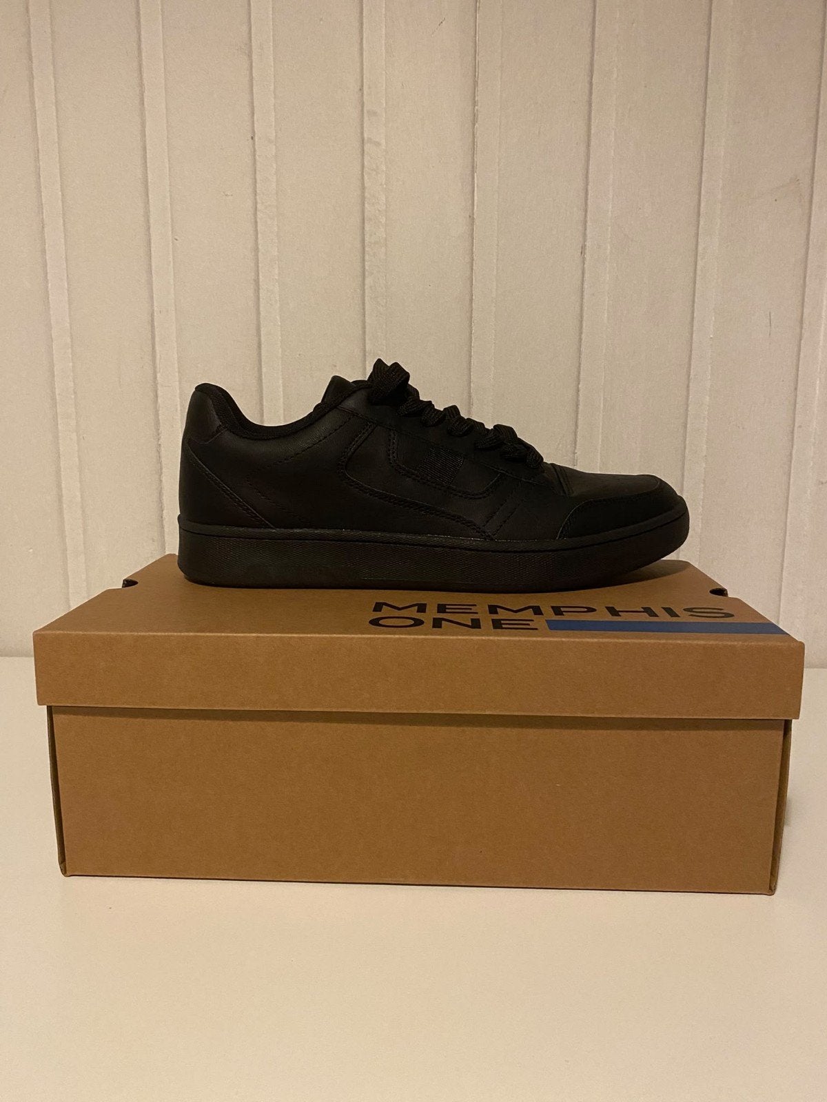 Memphis One Zwarte Sneakers (Maat 44) Zgan!, Enlèvement, Baskets