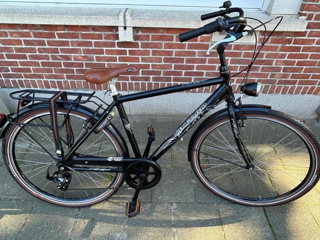 Herenfiets Oxford classico negro 28 inch, Fietsen en Brommers, 49 tot 53 cm, Ophalen, Zo goed als nieuw, Versnellingen