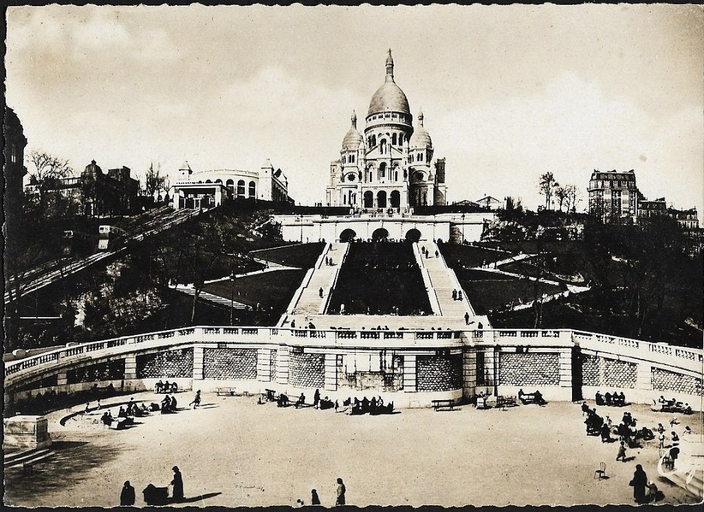 1942 - FRANKRIJK - Paris: Basilique Sacré-Cœur, Verzenden, 1940 tot 1960, Gelopen, Frankrijk