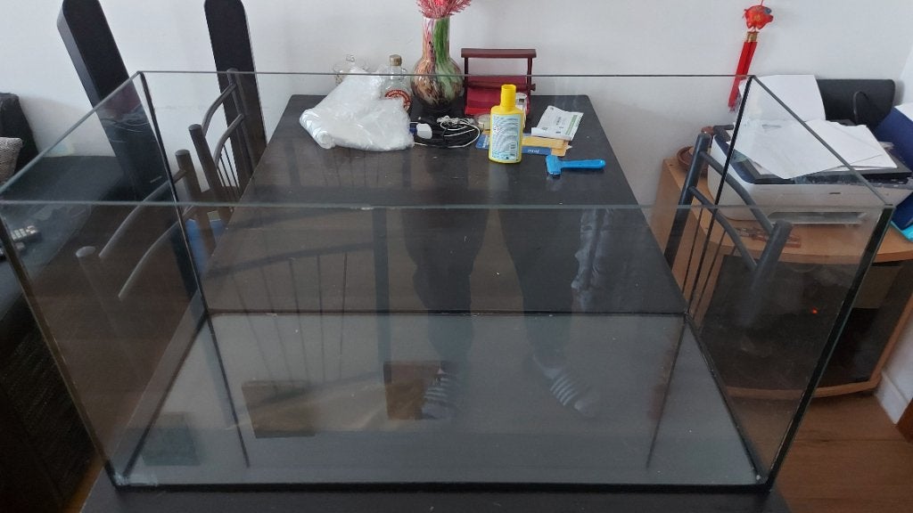 Aquarium aquael 80cm, Ophalen, Gebruikt, Leeg aquarium, Aquael