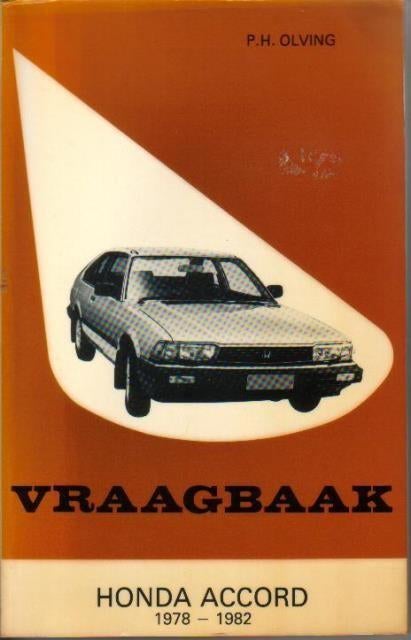 (a23) Honda Accord 1978-1982, vraagbaak, Boeken, Auto's | Boeken, Verzenden, Gelezen, Honda