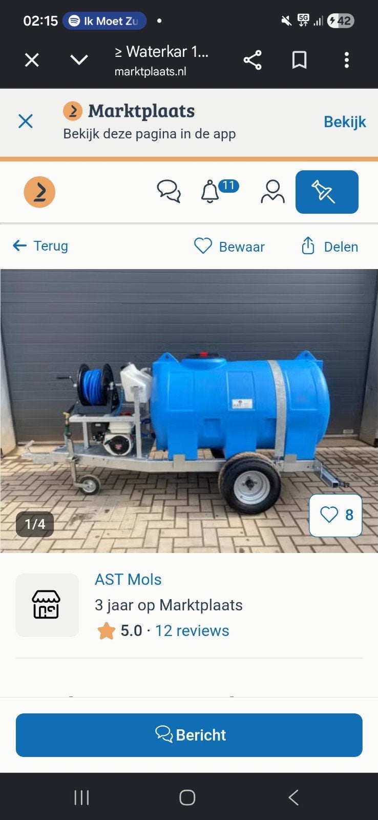 Heb je alg of mos op je dak ? Bel me dan !!!, Doe-het-zelf en Bouw, Compressors, Nieuw, 10 bar of meer, 100 liter of meer, 800 liter/min of meer