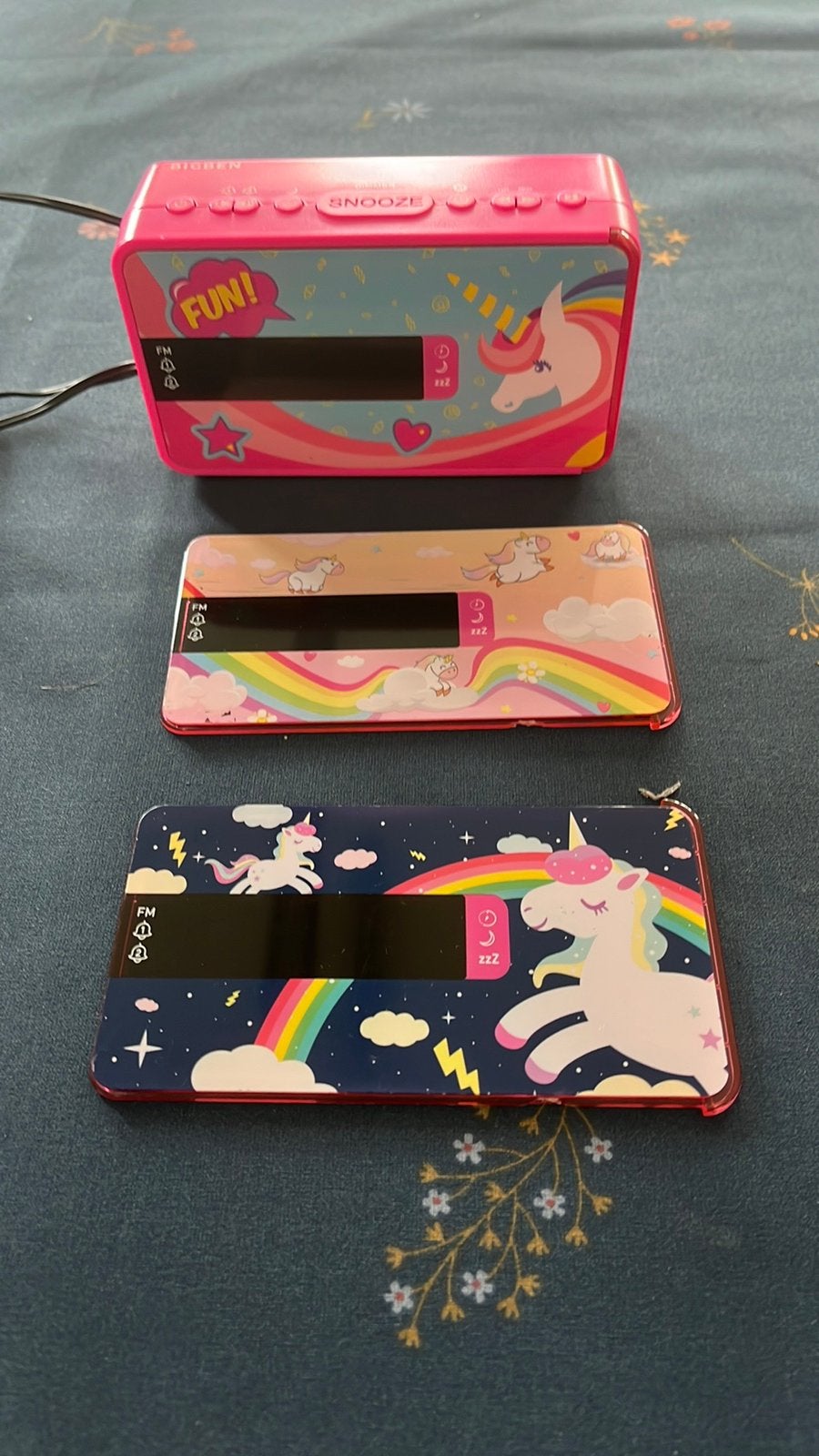 Leuke unicorn wekkerradio, Elektronische apparatuur, Wekkers, Ophalen, Zo goed als nieuw