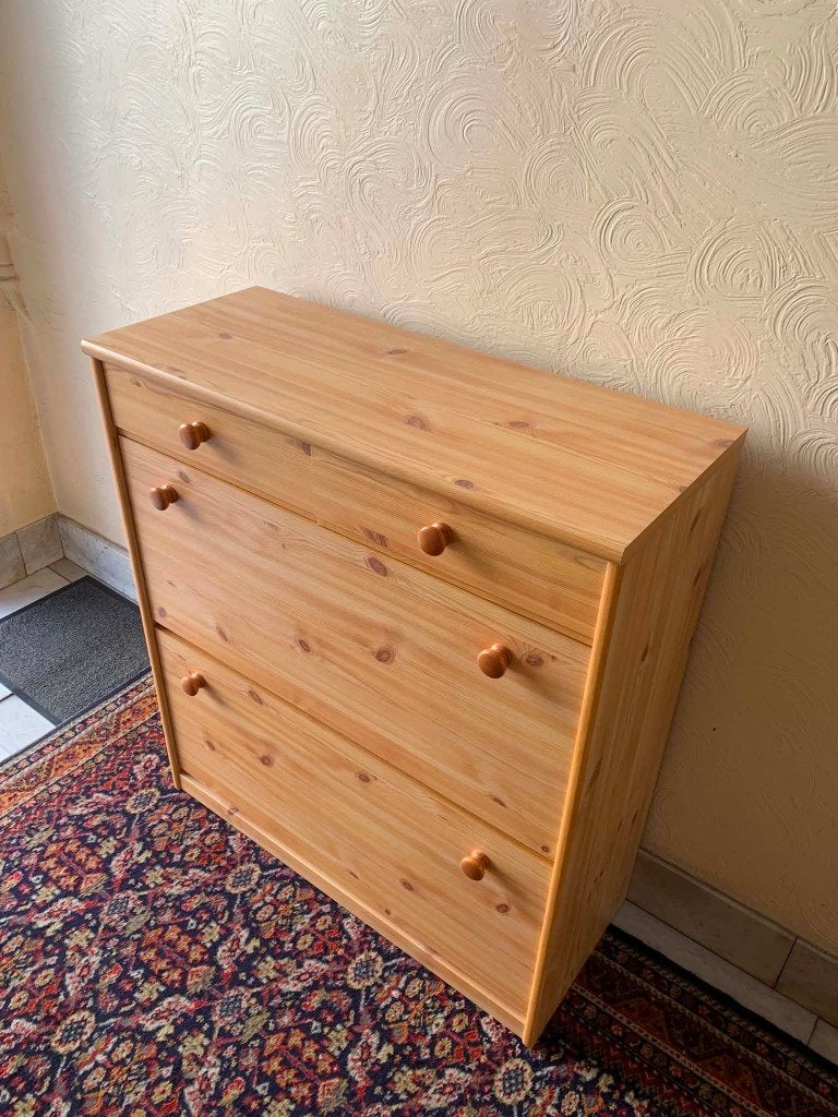 Schoenkast/ opbergkast in licht hout, Ophalen, Zo goed als nieuw, Hout en modern