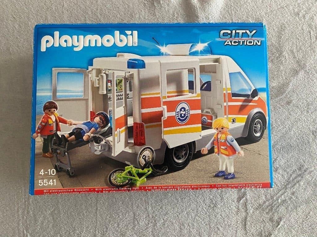 Playmobil - 5541 - Ziekenwagen, Ophalen, Complete set, Voertuig, Zo goed als nieuw