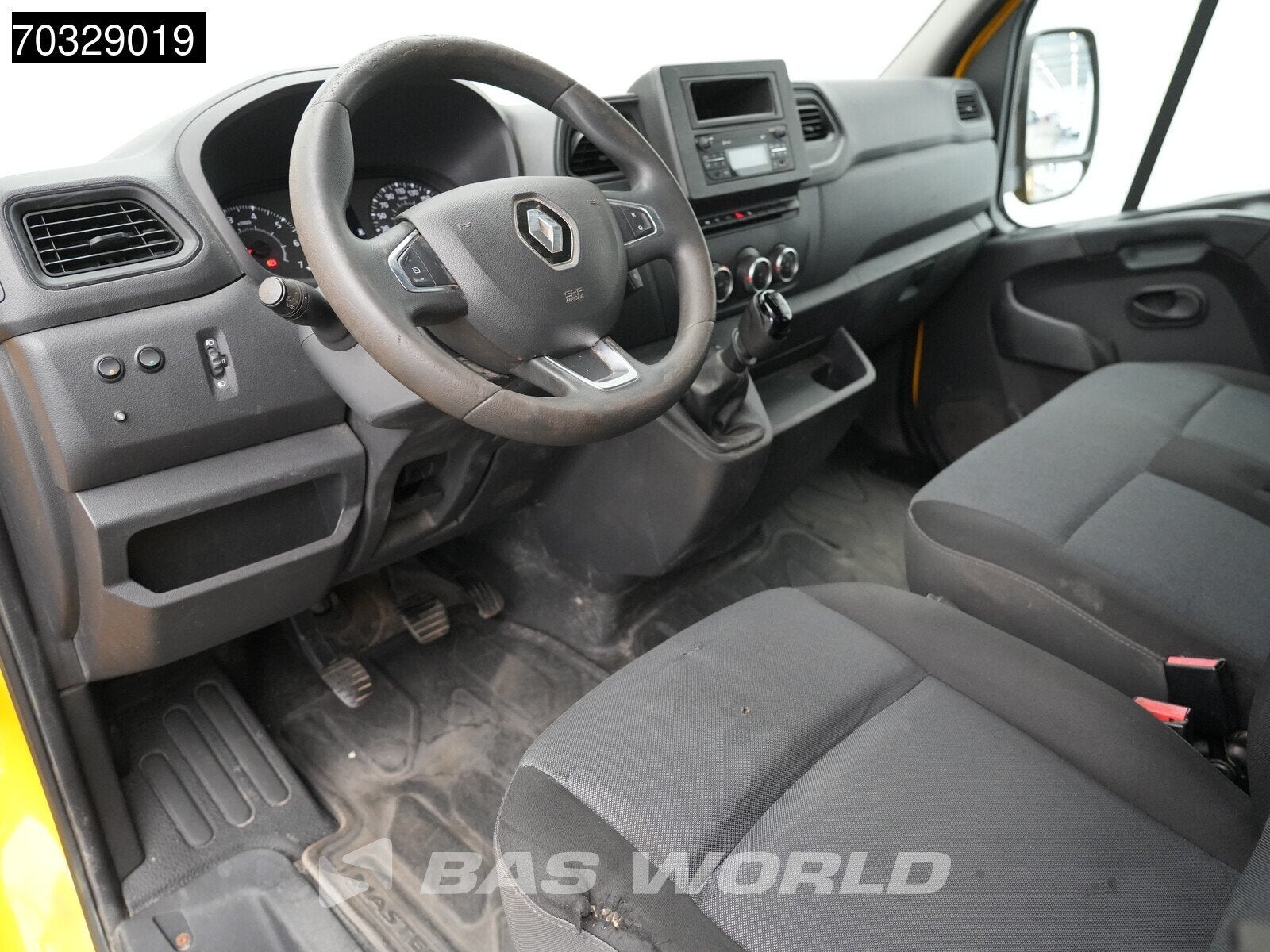 Renault Master 165PK Kraanwagen Maxilift Dubbel Cabine Dubbe, Start-stop-systeem, Stof, Gebruikt, 4 cilinders