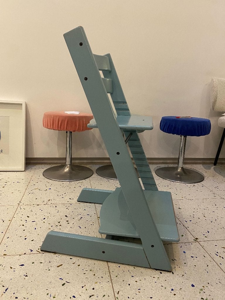 Stokke Trip Trap Munt groen, Kinderen en Baby's, Kinderstoelen, Ophalen, Gebruikt, Meegroeistoel