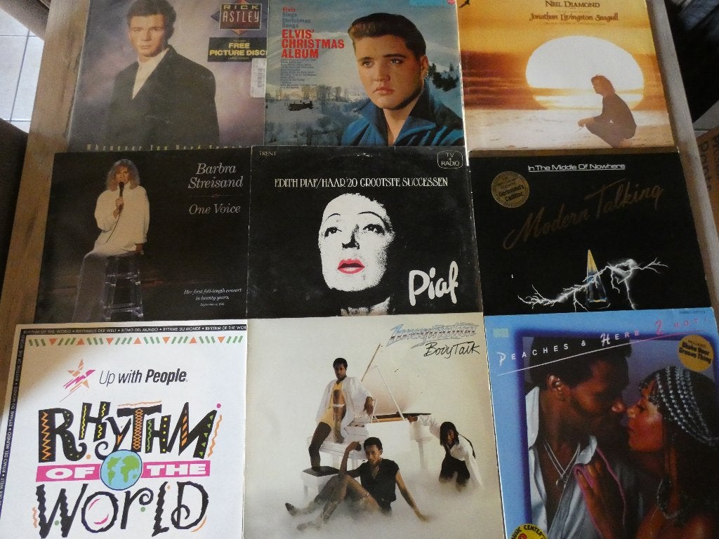 Lot Lp's en singles, Enlèvement, Utilisé, Autres formats, LP