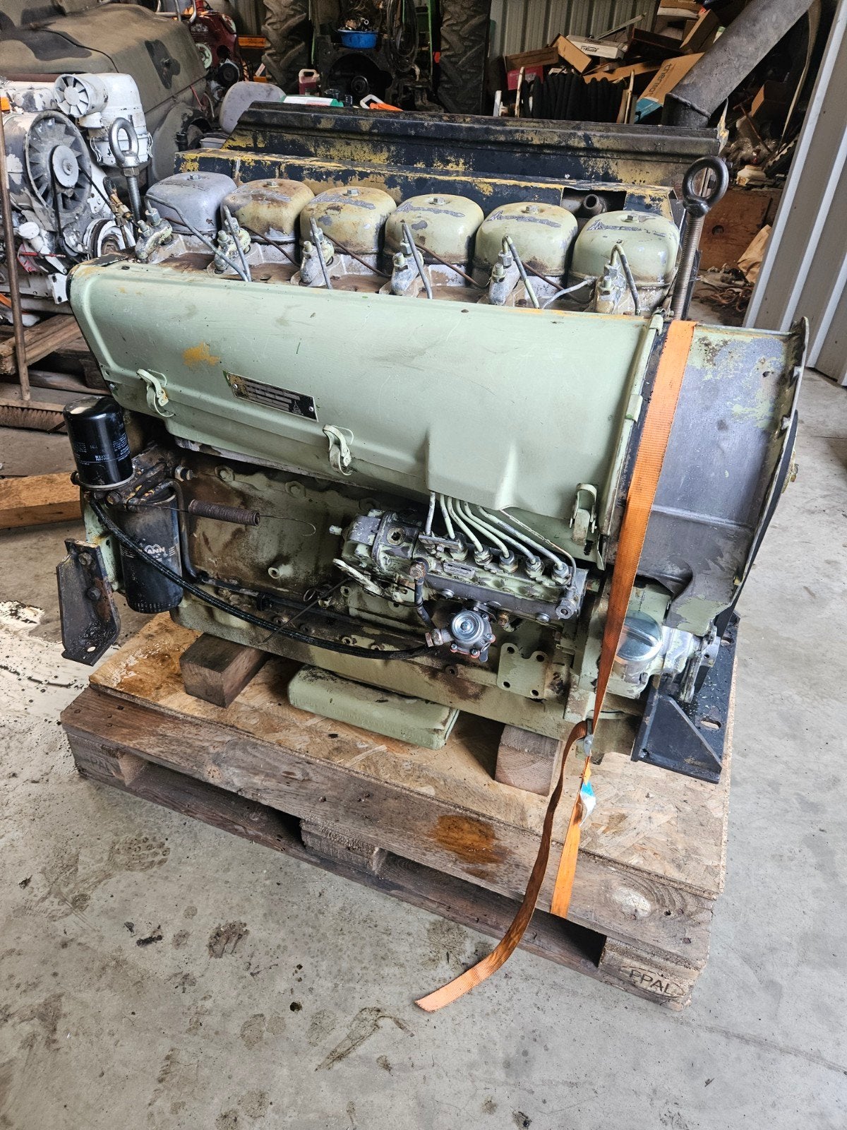 deutz 6 cilinder motor, Bedrijf, Te koop
