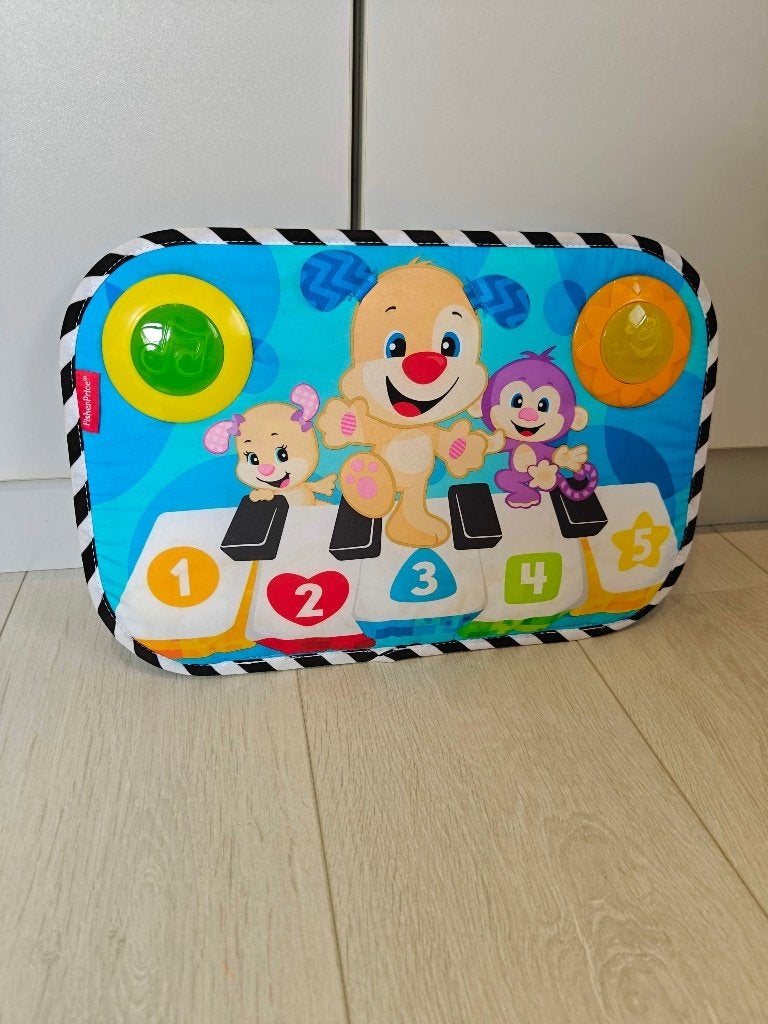 Fisher-Price Trappel & Speel Piano, Ophalen, Gebruikt, Babygym, Met licht