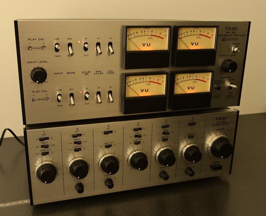 Teac AN-300 + AX-300 Set Voor Teac Bandrecorders, Ophalen