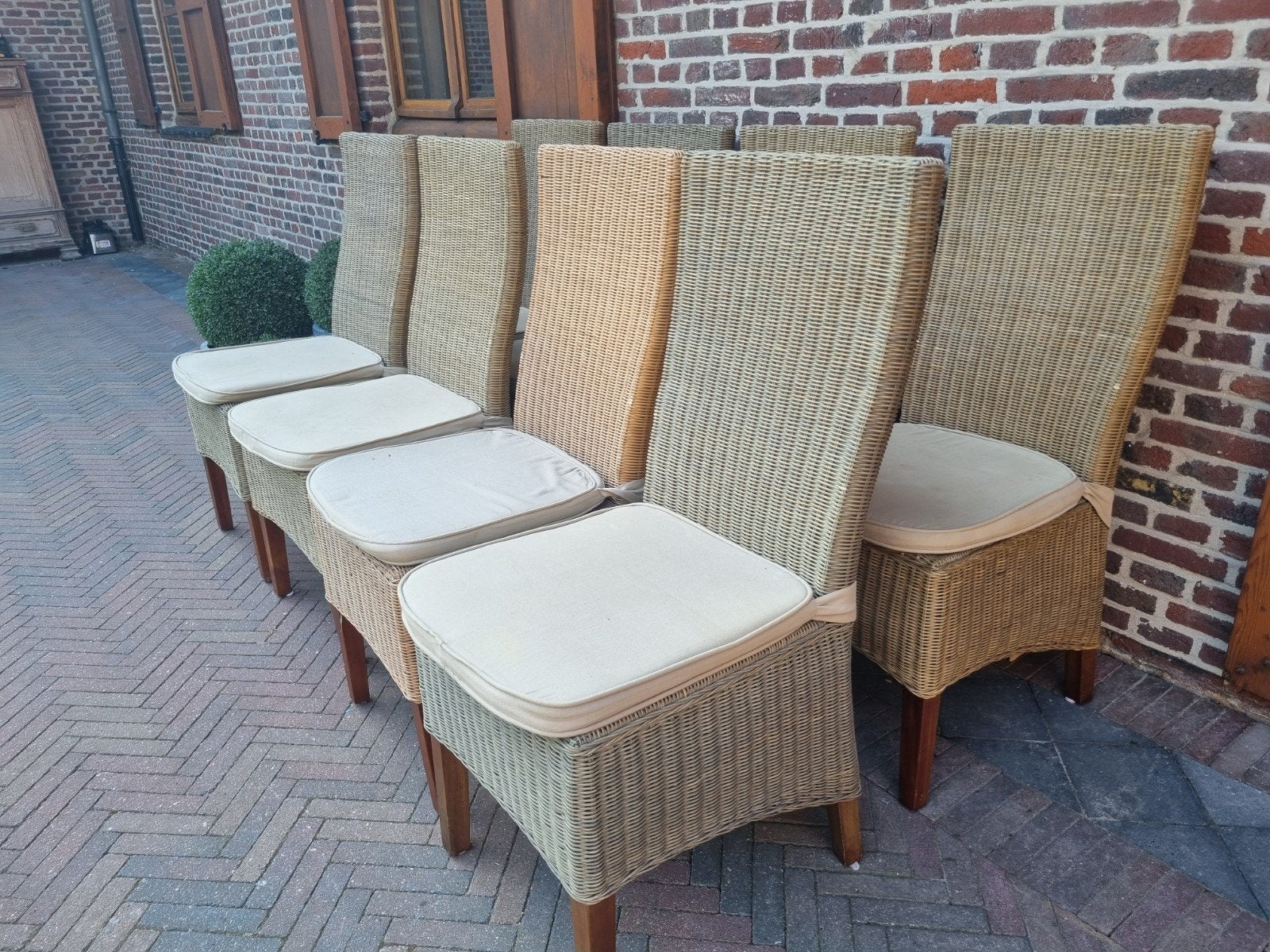 8 chaises de campagne ART:155/26.5, Maison & Meubles, Chaises, ., Comme neuf, Enlèvement, Cinq, Six Chaises ou plus