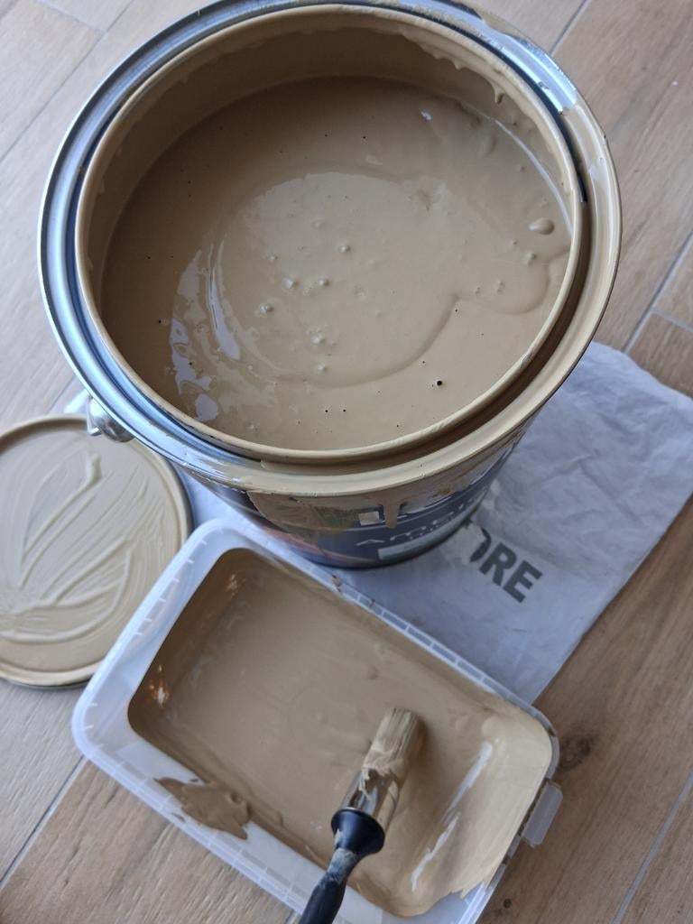 Peinture d'ambiance Levis 5 litres Shady orange C70, Neuf, Beige, Enlèvement, Peinture