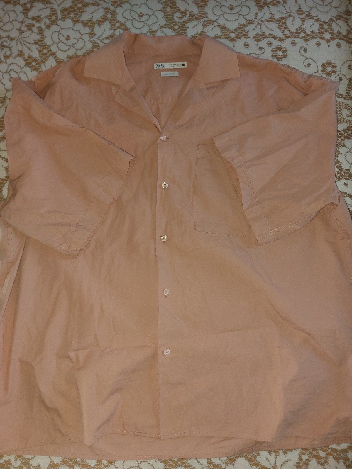 Chemise rose Zara pour homme taille m, Ophalen, Roze