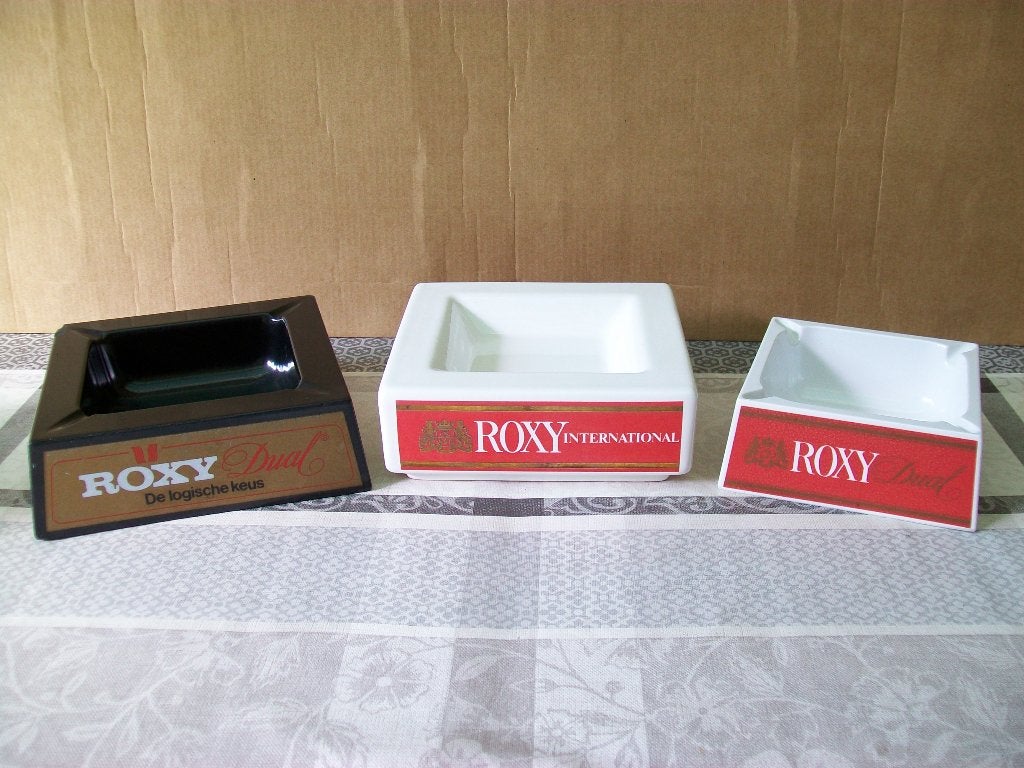 Asbak Roxy - Asbakken - Cendrier - Ashtray - Vintage - Retro, Verzamelen, Ophalen of Verzenden, Gebruikt, Asbak