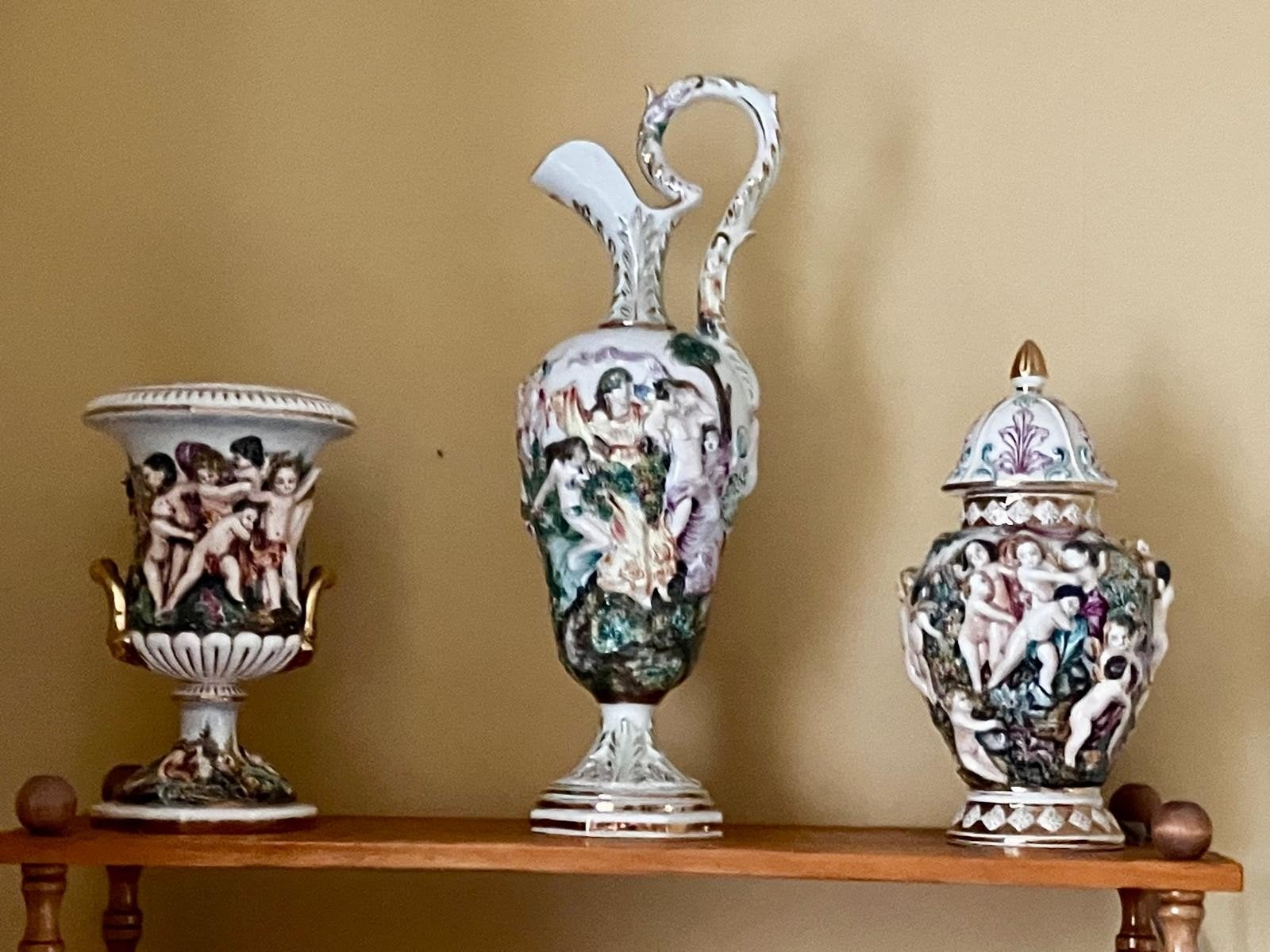 Vazenset van Capodimonte, Enlèvement