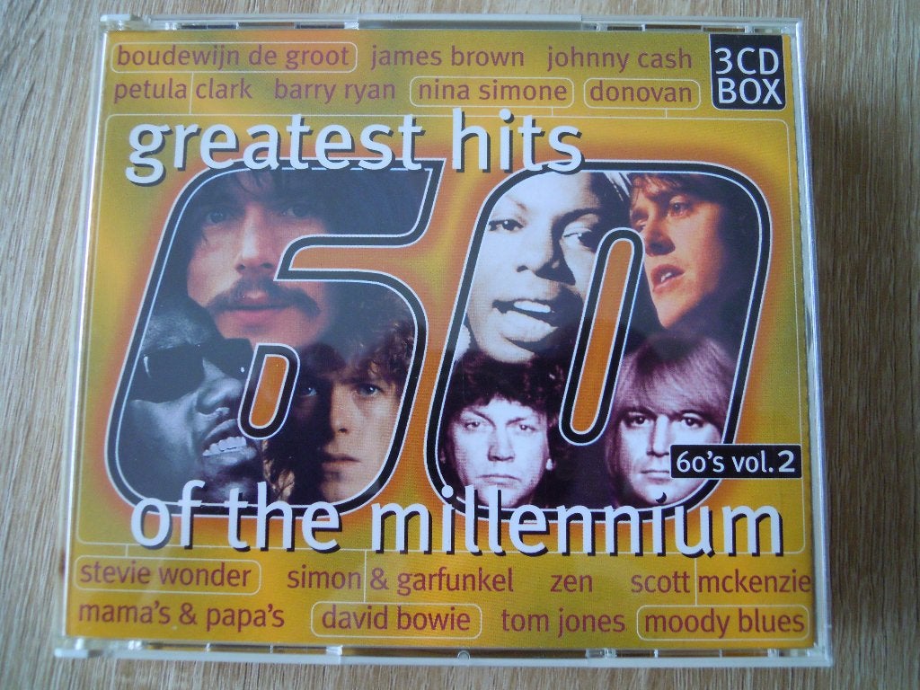 greatest hits of the millennium 60's vol.2 ( 3cd's ), CD & DVD, CD | Compilations, Enlèvement ou Envoi, Comme neuf, Coffret