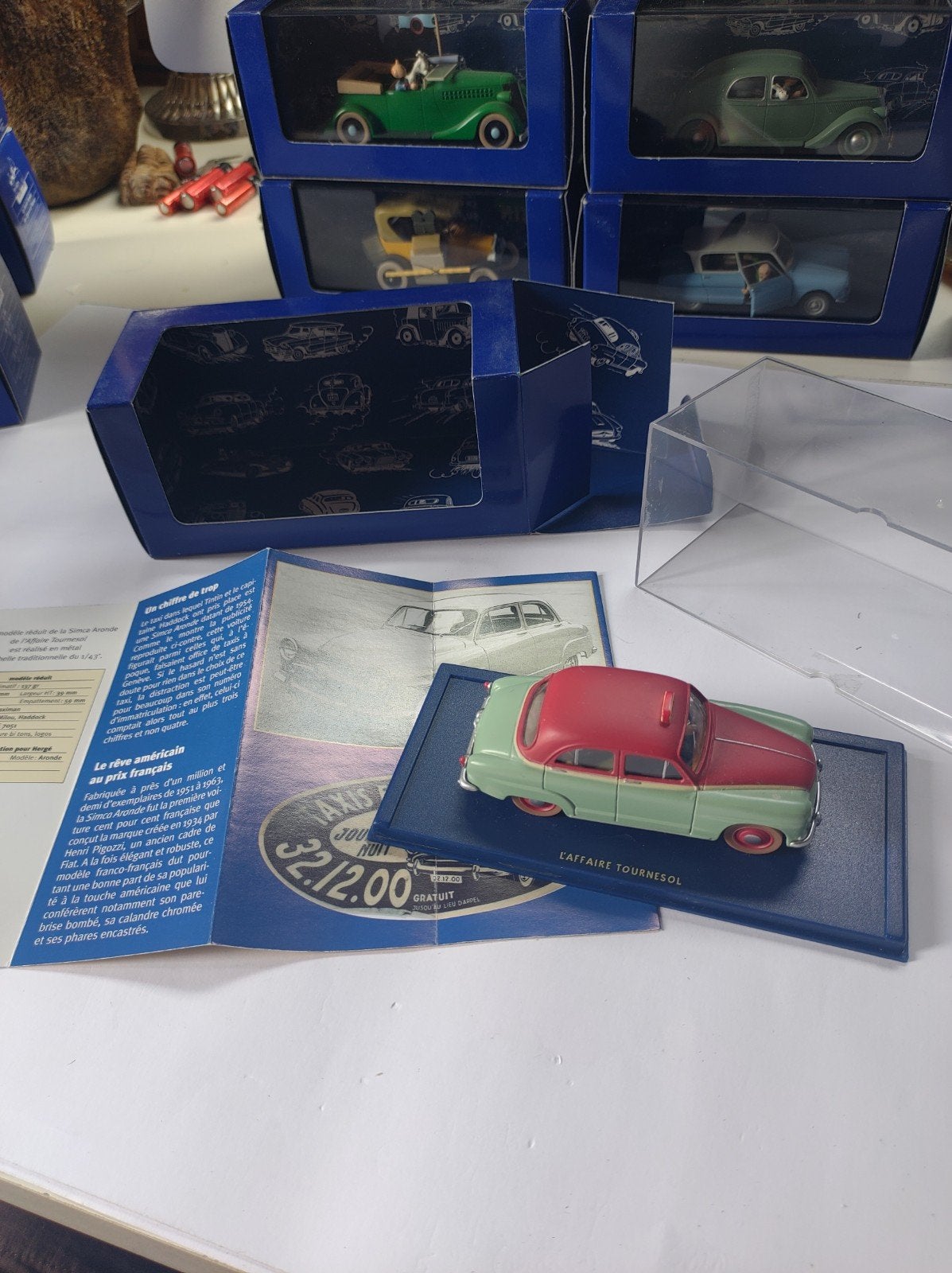 Kuifje Hergé auto 1/43, Envoi, Voiture