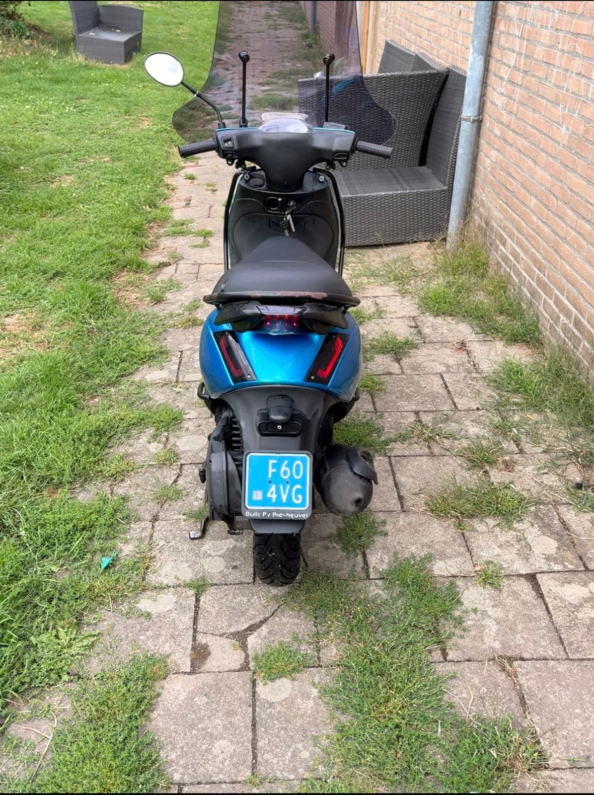 Piaggio zip 4takt, Fietsen en Brommers, Ophalen, Zip, Klasse A (25 km/u), Zo goed als nieuw