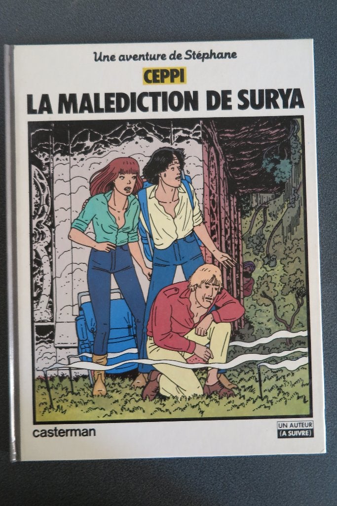 Daniel CEPPI, La malédiction de Surya, Livres, Daniel CEPPI, Enlèvement ou Envoi, Une BD, Comme neuf