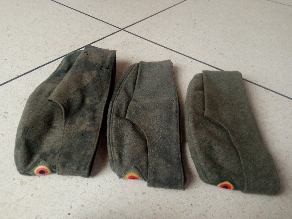 Militaria Bundeswehr 3x Cap, Verzamelen, Militaria | Algemeen, Verzenden, Overige soorten, Kleding of Schoenen