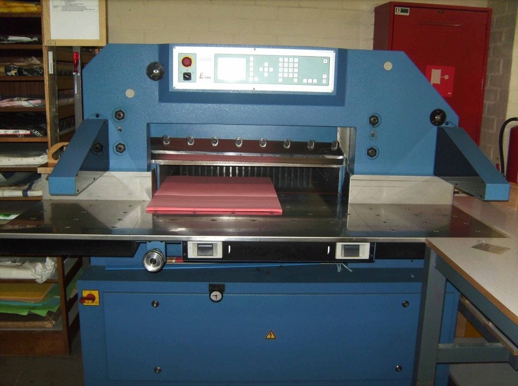 Degelijke Schneider Senator 78 cm snijmachine, Articles professionnels, Enlèvement