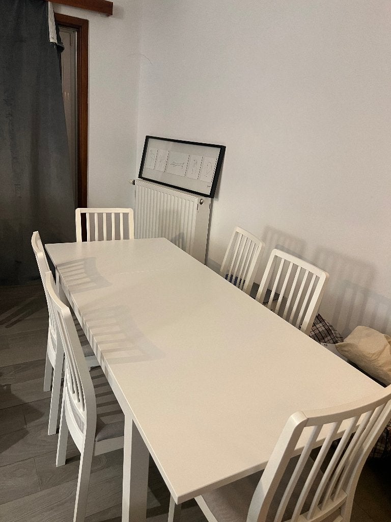 Table extensible + 6 chaises, Maison & Meubles, Tables | Tables à manger, Enlèvement