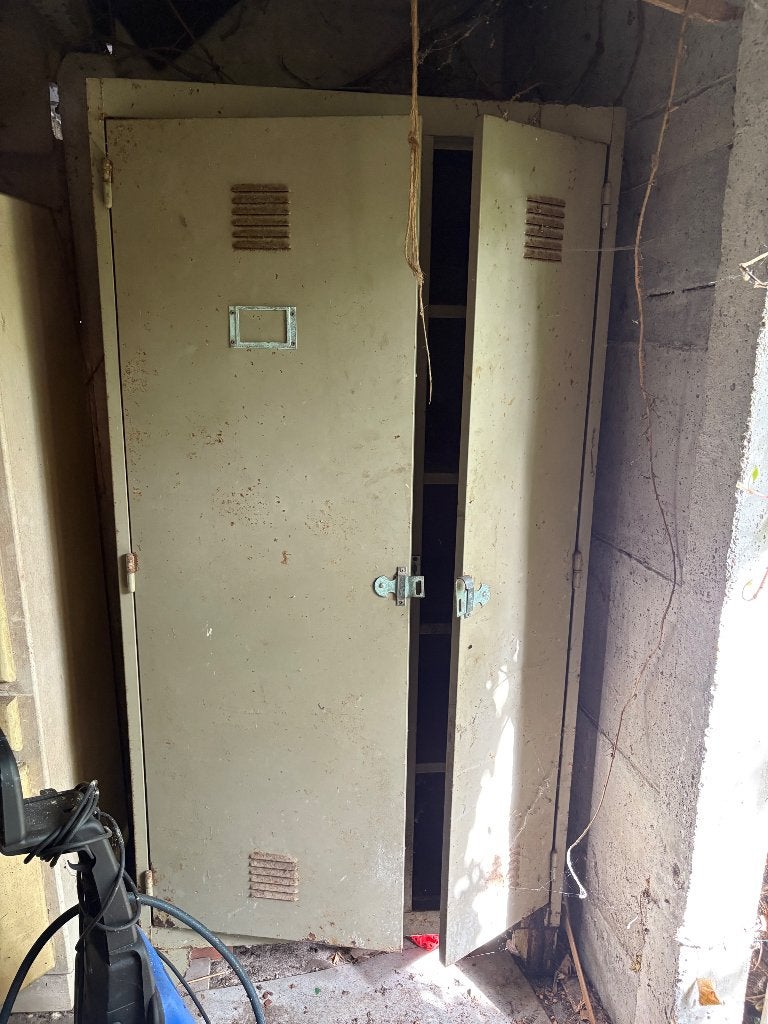 Metalen kast, Huis en Inrichting, Ophalen, Gebruikt, Metaal